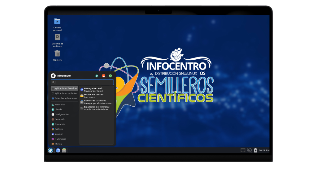 Pantalla Infocentro OS